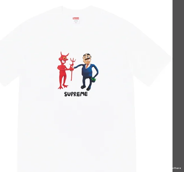 Tee L Printed Black S T-shirt Business 23SS Trading M White Contract XL Devil and 0809
